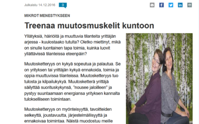 Millaiset muutosmuskelit sinulla on?
