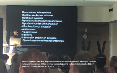 Jokainen kohtaaminen on merkityksellinen